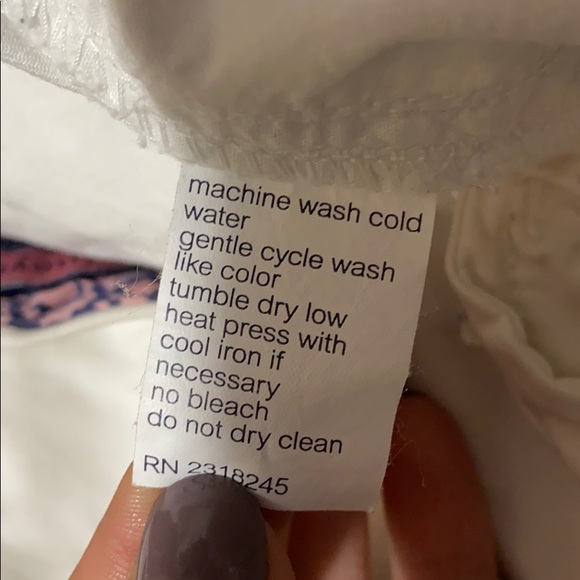 Vineyard Vines White Cotton Trousers - Picture 4 of 6